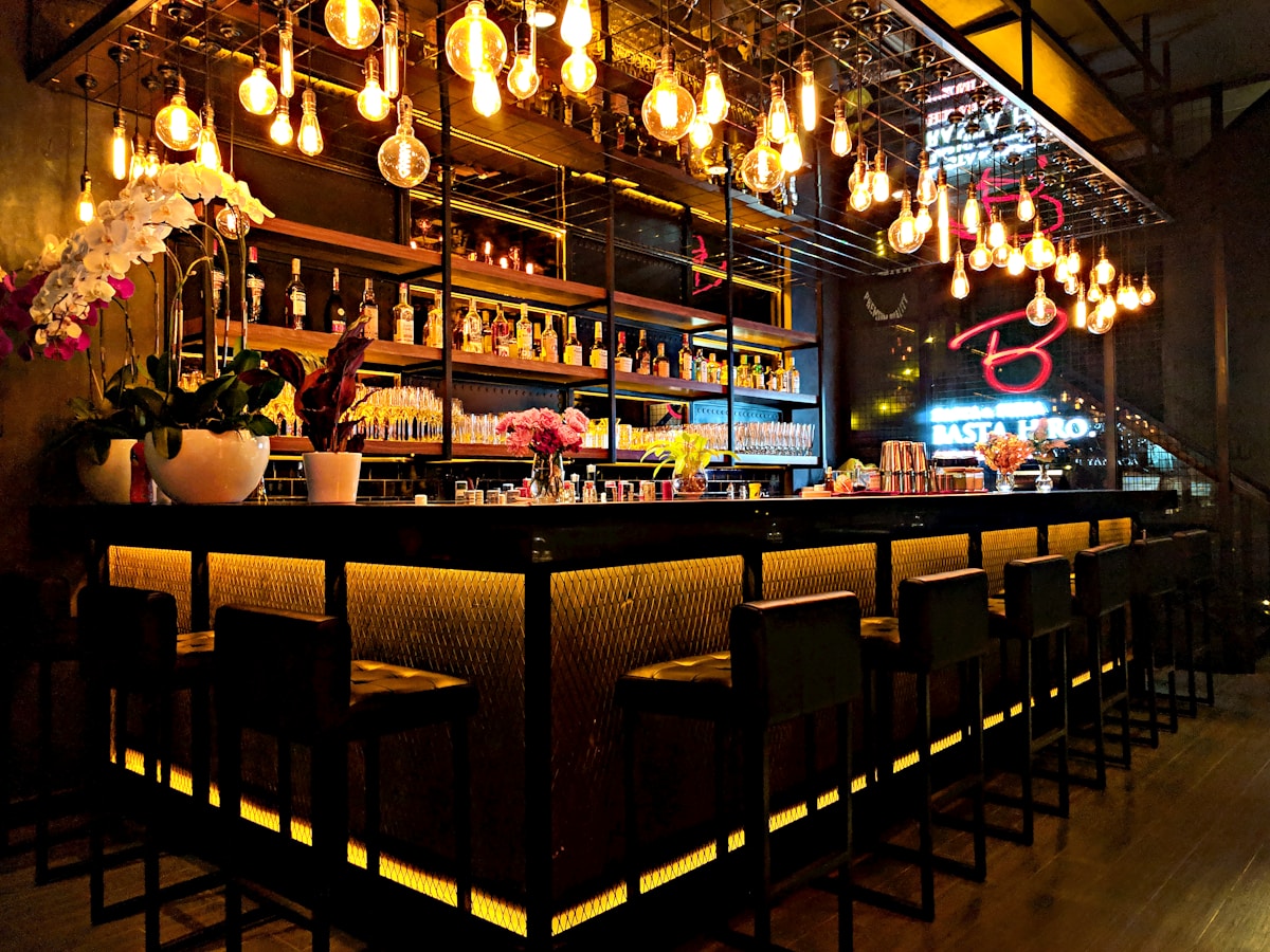 Barra de mixología y tequilas